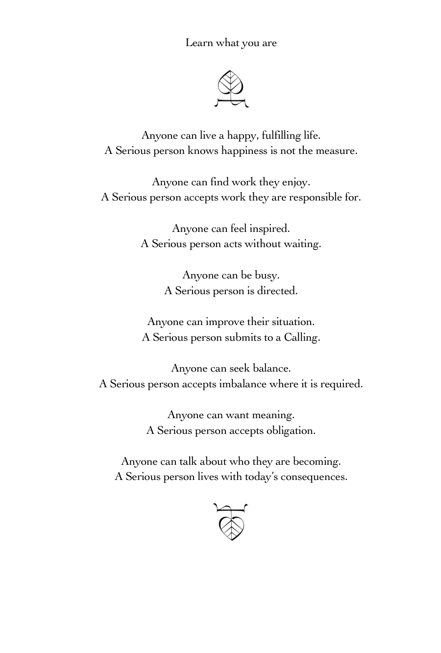 A page from A Way of Intention beginning Anyone can live a happy, fulfilling life
